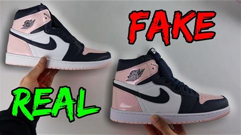 real jordan shoes vs fake|knock off jordans.